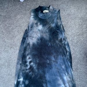 tie dye halter style dress